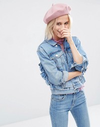 Шерстяной берет ASOS - Розовый