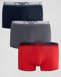 Комплект из 3 пар боксеров-брифов Emporio Armani - Мульти
