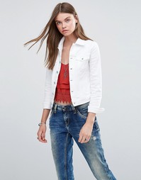 Джинсовая куртка Pepe Jeans Core - 10oz optic white str (белый)