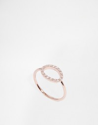 Кольцо ограниченной серии - Crystal rose gold Asos