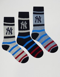Набор из 3 пар носков NYY - Синий New York Yankees