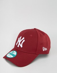 Шерстяная кепка New Era 9Forty - Красный