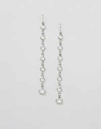 Серьги с камнями ASOS - Прозрачный