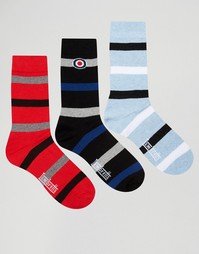 Набор из 3 пар носков Lambretta Socks - Черный