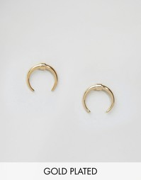 Позолоченные серьги-кольца Pilgrim - С золотым покрытием