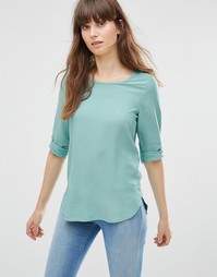 Блузка с рукавами 3/4 Vero Moda Boca - Oli blue (синий)