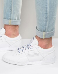 Белые кроссовки Reebok Workout AQ9976 - Белый