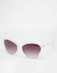 Солнцезащитные очки в форме бабочки Jeepers Peepers - Белый