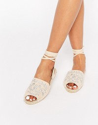 Эспадрильи с вышивкой ASOS JACKEL