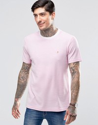 Розовая футболка с контрастной отделкой Farah - Розовый
