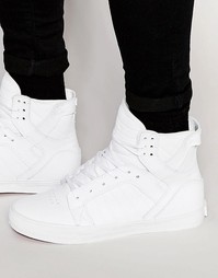 Классические кожаные кроссовки Supra Skytop - Белый
