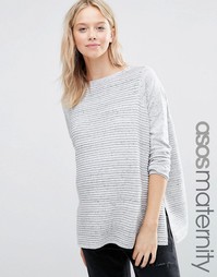 Джемпер фактурной вязки для беременных ASOS Maternity