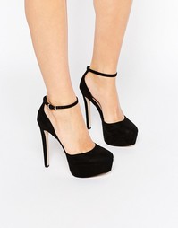 Туфли на платформе со шнуровкой ASOS PARTY ALL NIGHT - Черный