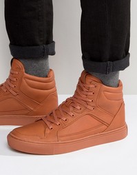 Высокие оранжевые кроссовки ASOS - Оранжевый