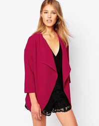 Пиджак с драпировкой Closet - Красный