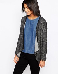 Кардиган с каймой водопад Pepe Jeans Jude - 999 черный