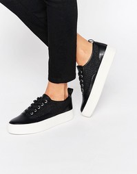 Кеды на платформе Carvela Jett - Black synthetic