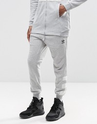 Джоггеры с манжетами adidas Originals Street Modern AY9205 - Серый