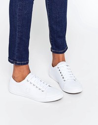 Белые кожаные кроссовки Fred Perry Kingston