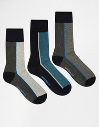 3 пары носков Savile Row - Серый