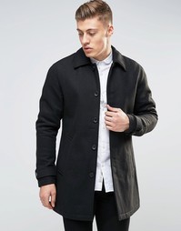Шерстяное пальто Produkt - Черный