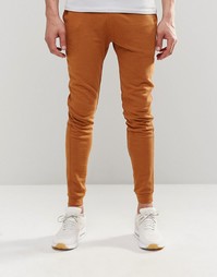Ржавые супероблегающие джоггеры ASOS - Имбирный