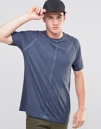Длинная серая футболка ASOS - Синяя тень