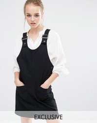 Джинсовый сарафан Reclaimed Vintage - Черный