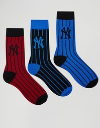 Набор из 3 пар носков NYY - Синий New York Yankees