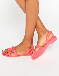 Сандалии кораллового цвета Melissa + Jeremy Scott - Коралловый взрыв