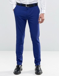 Брюки слим Selected Homme - Синий