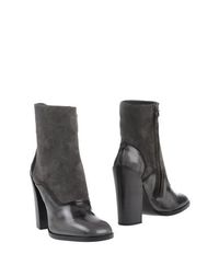 Серые Полусапоги и высокие ботинки JIL Sander