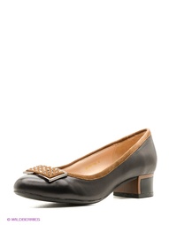 Черные Туфли Moda Donna
