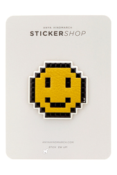 Наклейка Pixelated Smiley Anya Hindmarch