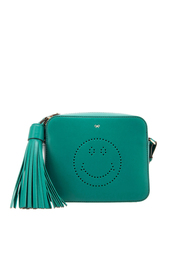 Кожаная сумка Smiley Anya Hindmarch