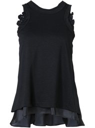 layered camisole tank top Sacai