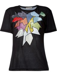 футболка с вышивкой  Christopher Kane