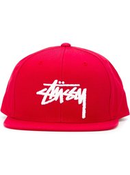 logo snapback baseball hat Stussy