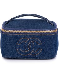 джинсовый чемоданчик для косметики  Chanel Vintage