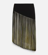 асимметричная юбка с бахромой Christopher Kane