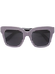 солнцезащитные очки в ломаную клетку  Dolce &amp; Gabbana