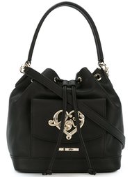 сумка на плечо с украшением в форме сердца Love Moschino