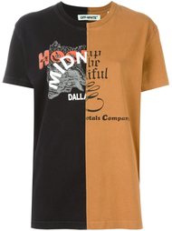 футболка в стиле колор-блок  Off-White