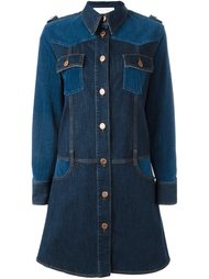 джинсовое платье с панельным дизайном See By Chloé