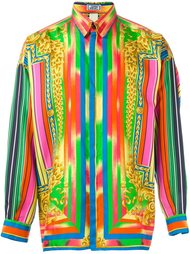 рубашка с принтом Барокко Versace Vintage