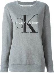 толстовка с принтом логотипа   Calvin Klein Jeans