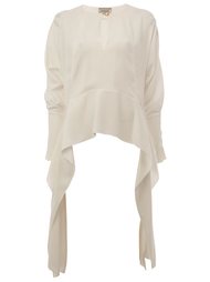 draped keyhole accent top Lanvin