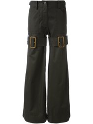брюки в стиле милитари  Sacai
