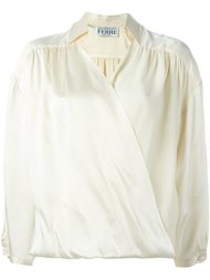 драпированная блузка Gianfranco Ferre Vintage