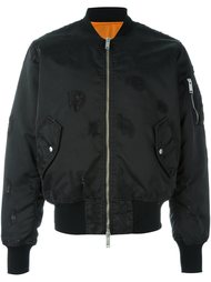 куртка-бомбер на молнии  Unravel